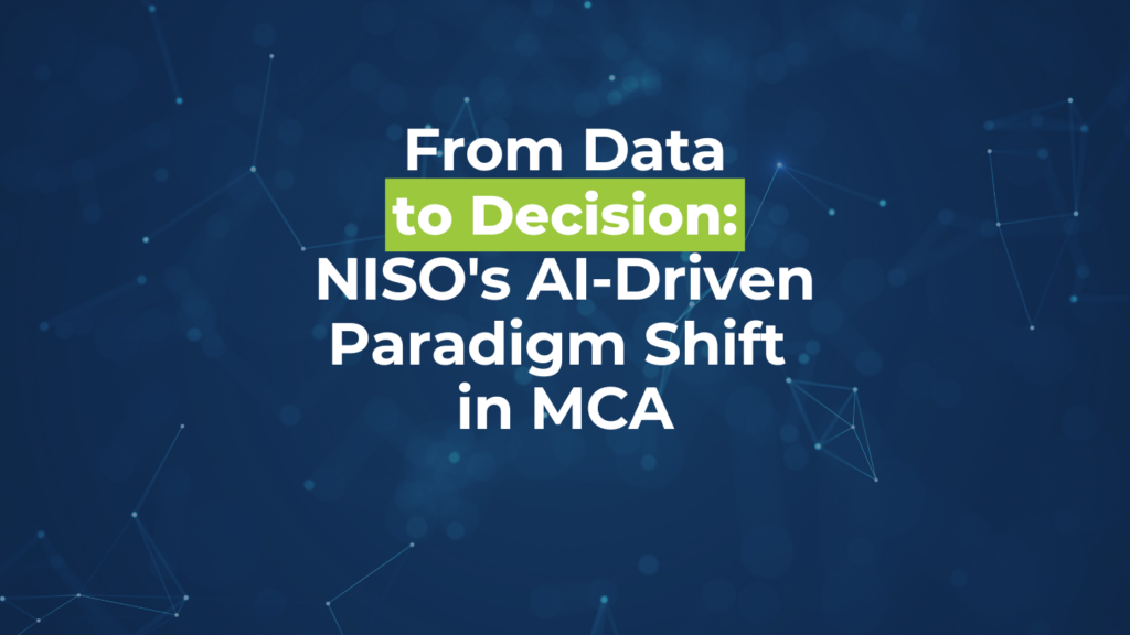 NISO's AI-Driven Paradigm Shift in MCA